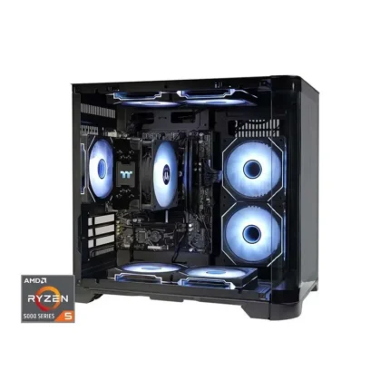MAGIC Gaming Desktop AMD Ryzen 5 5600GT 3.9GHz 16GB(8G*2) DDR4 3200 1T NVME SSD ARGB 7 Fans Win 11 Home Gamer Desktop Compu